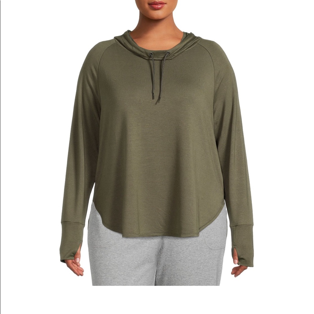 TWO Athletic Works Mock Neck Hoodie (light material)